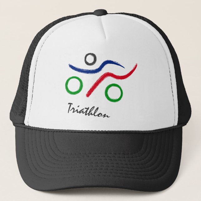 Triathlon Bestseller! Truckerkappe (Vorderseite)