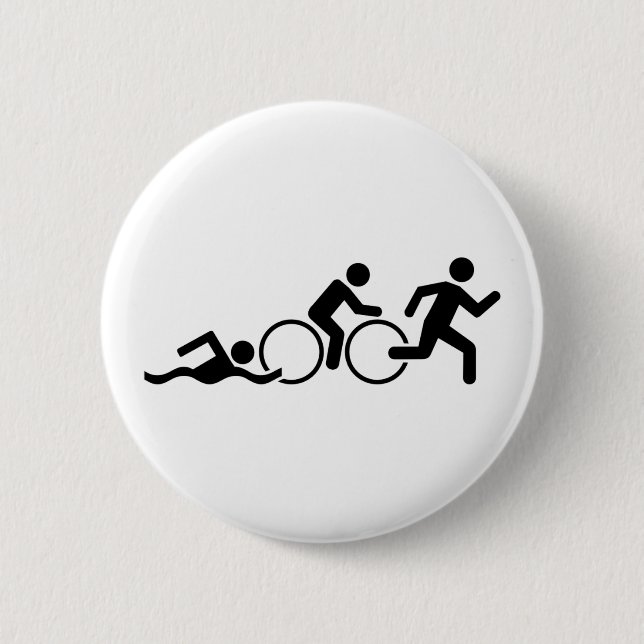 Triathlon Button (Vorderseite)