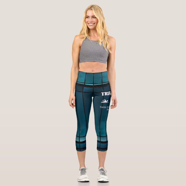Triathlon Capri Leggings (Vorderseite)