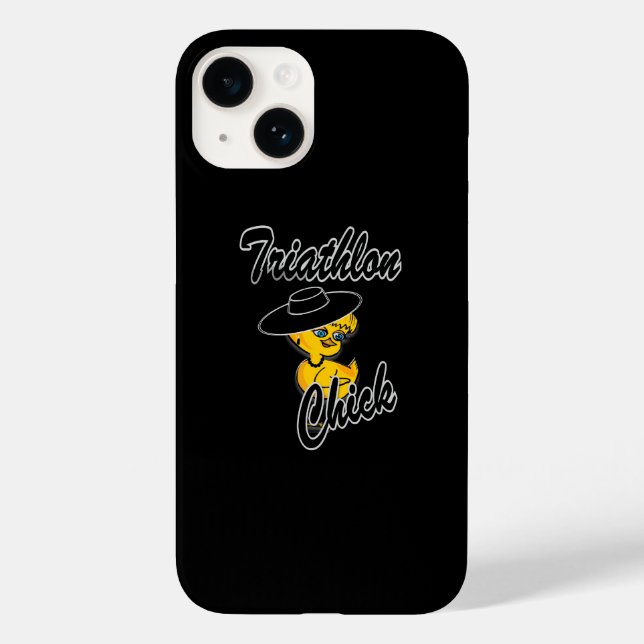 Triathlon Chick #4 Case-Mate iPhone Hülle (Rückseite)