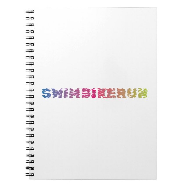 Triathlon Cool Design Notizblock (Vorderseite)