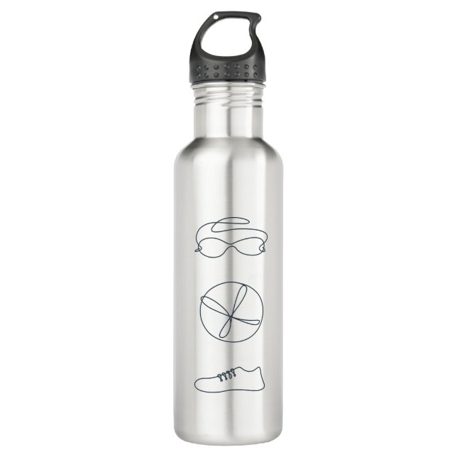 Triathlon cool neues Design Edelstahlflasche (Vorderseite)