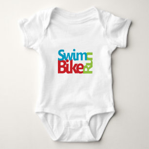 Triathlon cool und einzigartig Design Baby Strampler