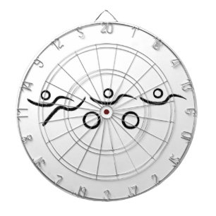 Triathlon cool und einzigartig Design Dartscheibe