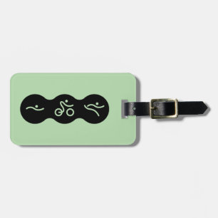 Triathlon cool und einzigartig Design Gepäckanhänger
