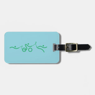 Triathlon cool und einzigartig Design Gepäckanhänger