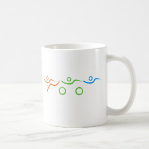 Triathlon cool und einzigartig Design Kaffeetasse