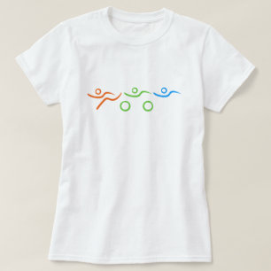 Triathlon cool und einzigartig Design T-Shirt