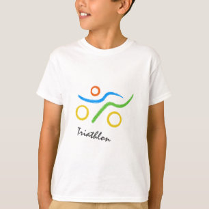 Triathlon cool und einzigartig Design T-Shirt