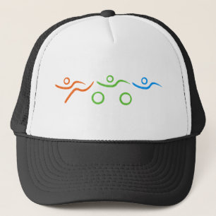 Triathlon cool und einzigartig Design Truckerkappe