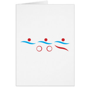 Triathlon coole Logo-Abbildung