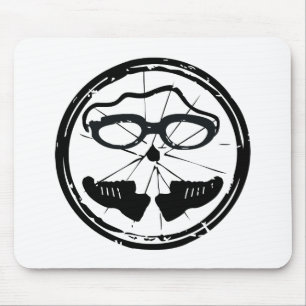 Triathlon cooles artistisches Design Mousepad