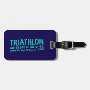 Triathlon-cooles Design Gepäckanhänger