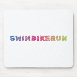 Triathlon-cooles Design Mousepad