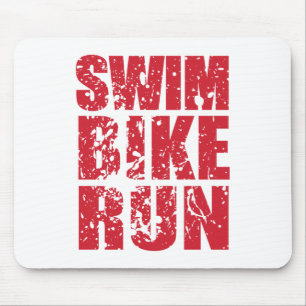 Triathlon-cooles Design Mousepad