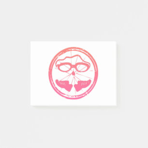 Triathlon-cooles Design Post-it Klebezettel