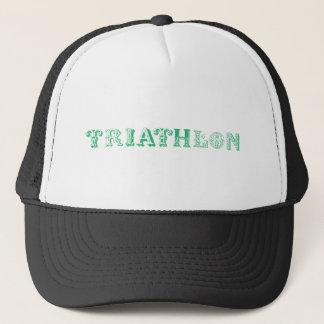 Triathlon-cooles Logo für alle Sportliebhaber Truckerkappe