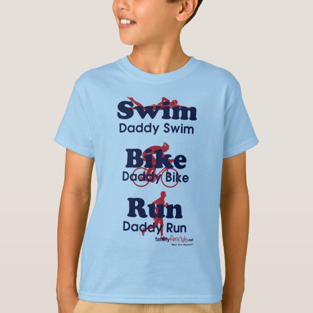 Triathlon Daddy T-Shirt (Vorderseite)
