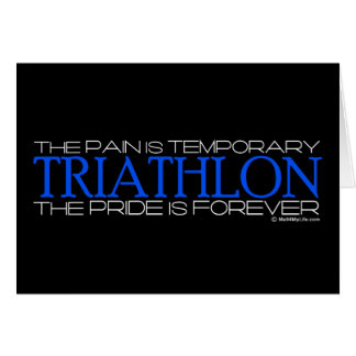 Triathlon - der Stolz ist Forever