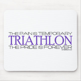 Triathlon - der Stolz ist Forever Mousepad