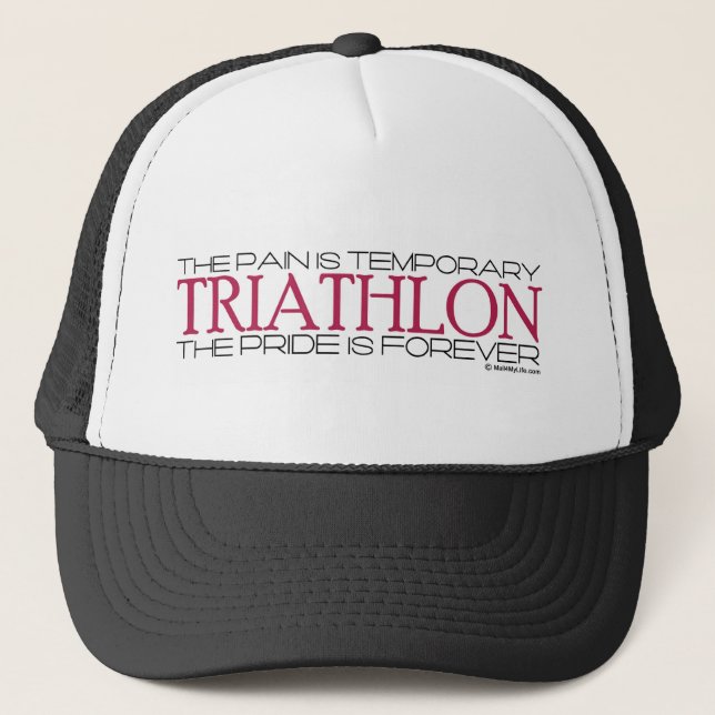 Triathlon - der Stolz ist Forever Truckerkappe (Vorderseite)