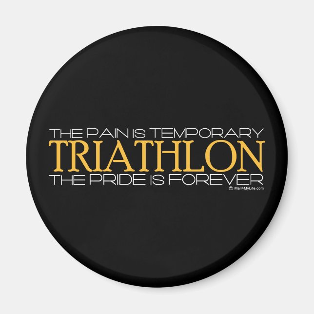 Triathlon - Der Stolz ist für immer Magnet (Vorne)