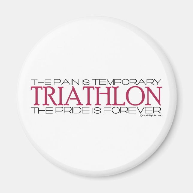 Triathlon - Der Stolz ist für immer Magnet (Vorne)