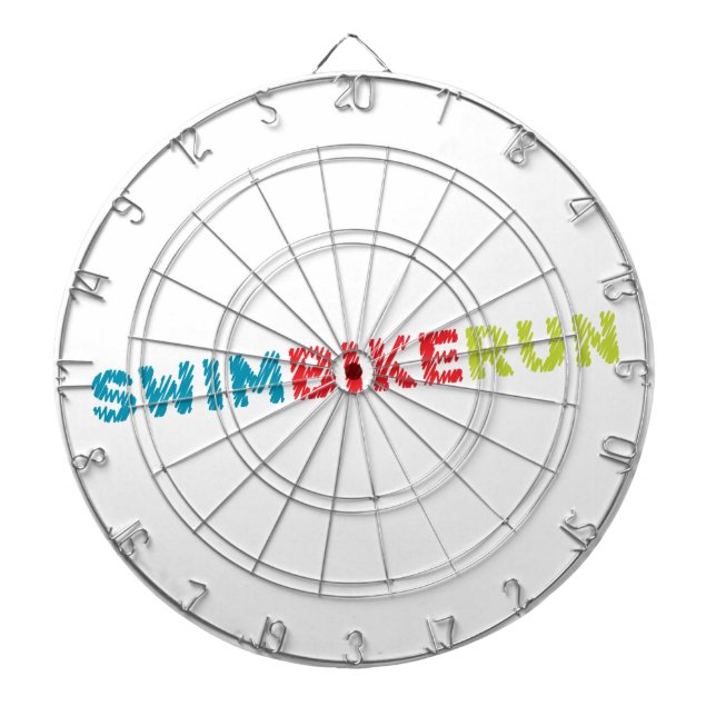 Triathlon-Design Dartscheibe (vorne)