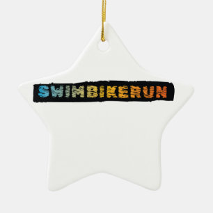 Triathlon-Design Keramikornament