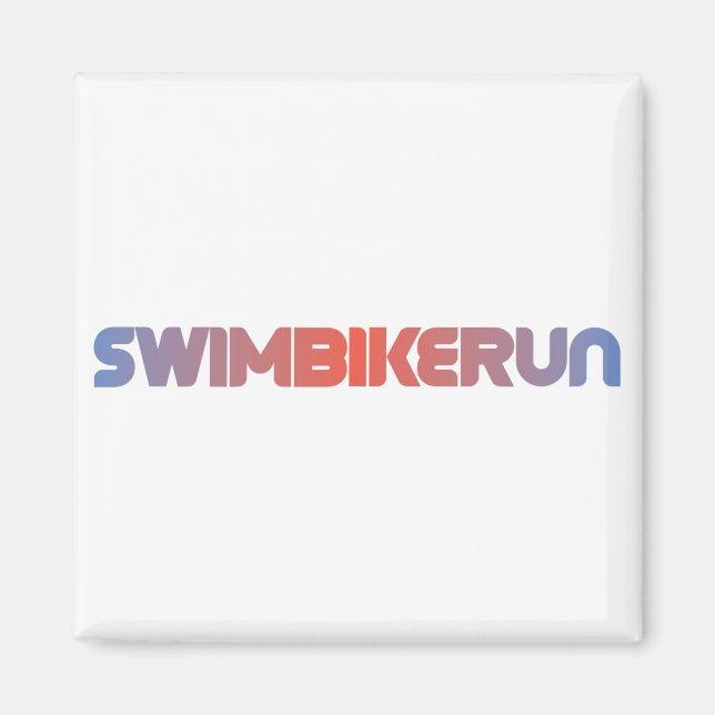 Triathlon-Design Magnet (Vorne)