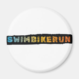 Triathlon-Design Magnet