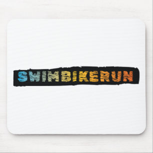 Triathlon-Design Mousepad