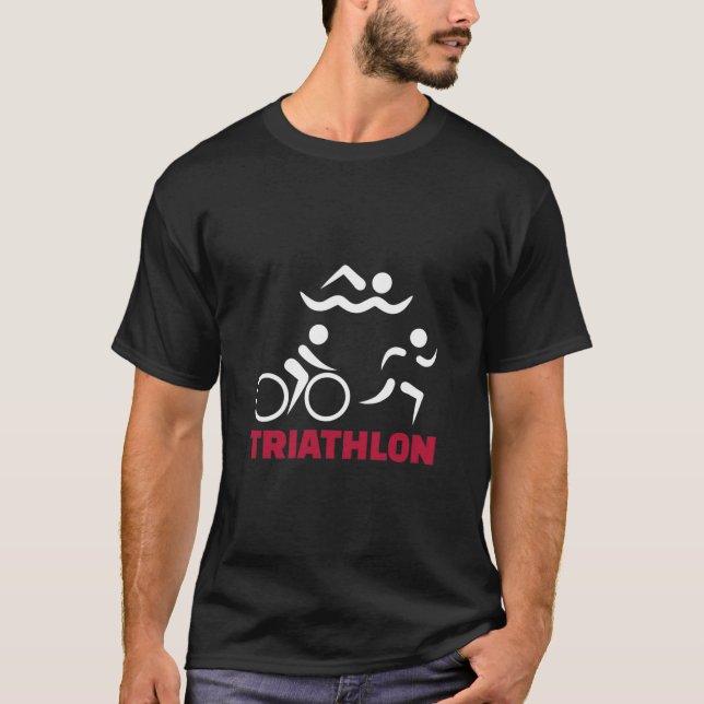 Triathlon Disciplines T-Shirt (Vorderseite)