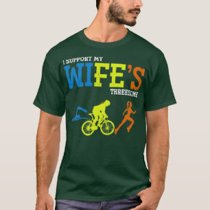 Triathlon Ehefrau Triathlete T-Shirt