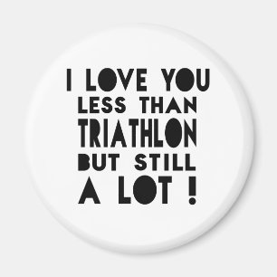 Triathlon-Entwürfe Magnet