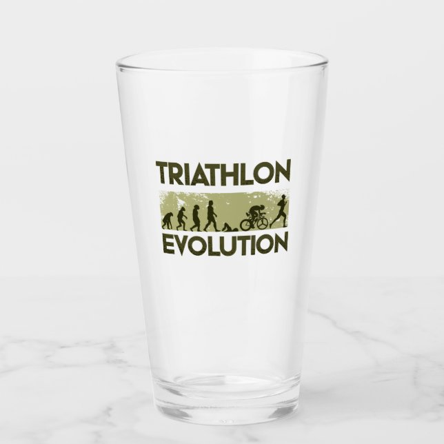 Triathlon-Evolution Glas (Vorderseite)