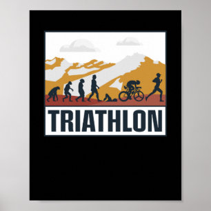 Triathlon Evolution Poster