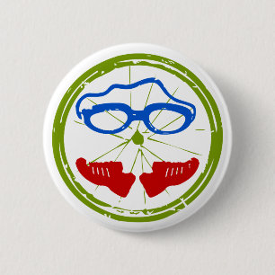 Triathlon Face Button