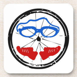 Triathlon Freak Logo Untersetzer