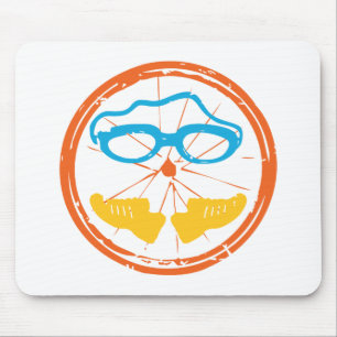 Triathlon Fun Design Mousepad