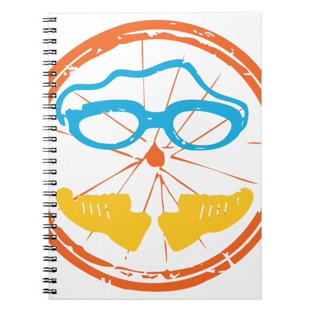 Triathlon Fun Design Notizblock (Vorderseite)