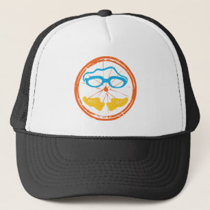 Triathlon Fun Design Truckerkappe