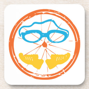 Triathlon Fun Design Untersetzer
