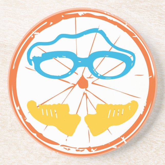 Triathlon Fun Design Untersetzer (Vorne)