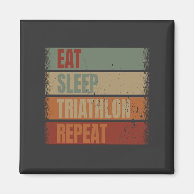 Triathlon Funny Magnet (Vorne)