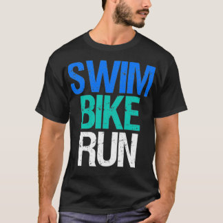 Triathlon Geschenke Swim Bike Lauf Triathlete Desi T-Shirt