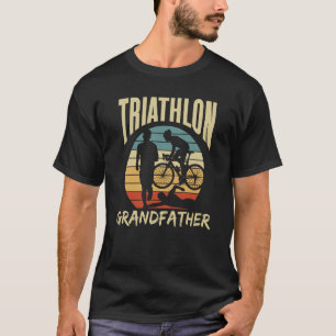 Triathlon Großvater Triathlete Sport Opa T-Shirt