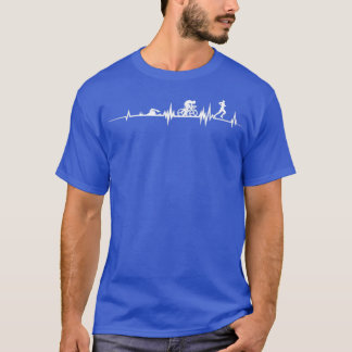 Triathlon Heartbeat Rennsportler 2 T-Shirt