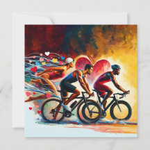 Triathlon-inspirierte Kunst für Athleten, Valentin