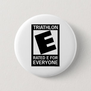 Triathlon ist bewertetes E für jeder Button